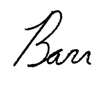 Barr Blanton signature